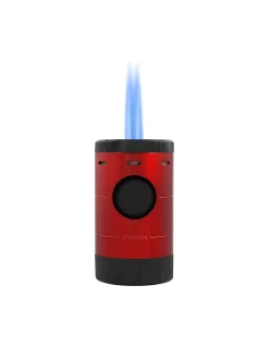 Accendino da Tavolo Volta Quad Jet Flame Rosso