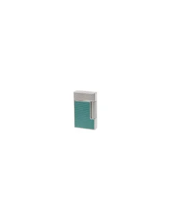 Accendino Ligne 2 Turquoise Lacquer Guilloche