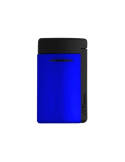 Accendino Mini Jet Laccato Blu Fluo