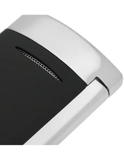 Accendino MiniJet Cromo e Nero