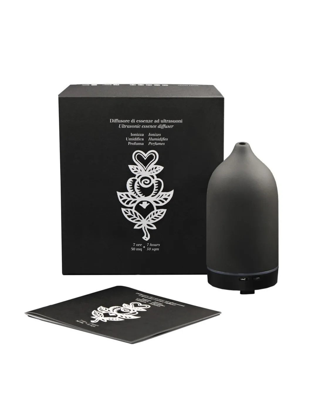 Anna Paghera - Diffusore di Fragranze ad Ultrasuoni Nero - Coltelleria Lorenzi Milano