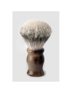 Artigianale - Pennello da Barba con manico in Corno  - Coltelleria Lorenzi Milano