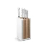 Blocco/Ceppo Coltelli con 5 coltelli Classic White