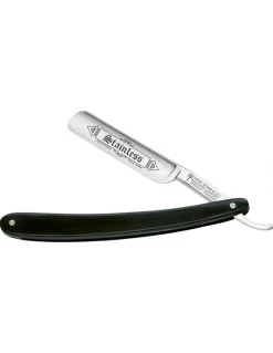 Boker - Rasoio a Mano Libera 5/8 con Manico Nero - Coltelleria Lorenzi Milano