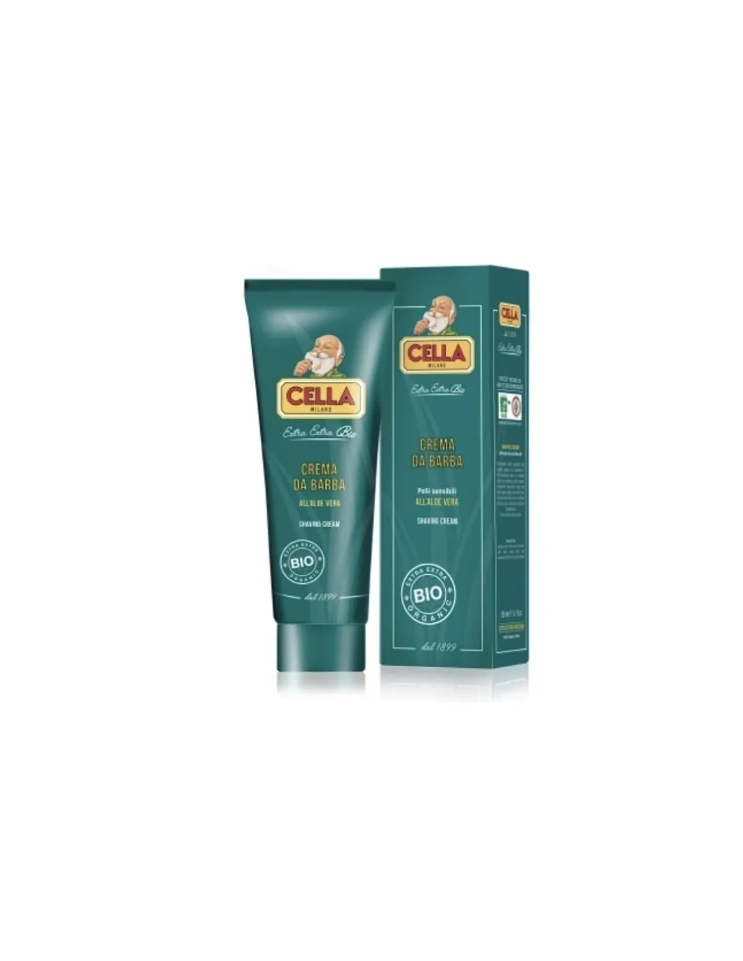 Cella Crema da Barba Bio in Tubo 100 ml
