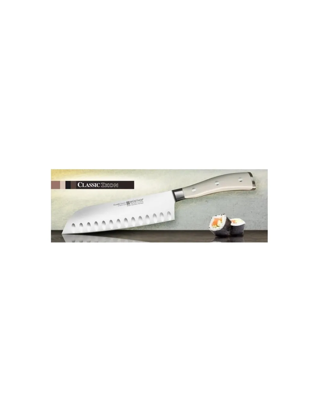 - Ceppo di coltelli Wusthof Ikon Crema 9874 9 pz - Coltelleria Lorenzi Milano