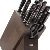 Ceppo Porta Coltelli Legno di Faggio 12 pezzi Serie Classic