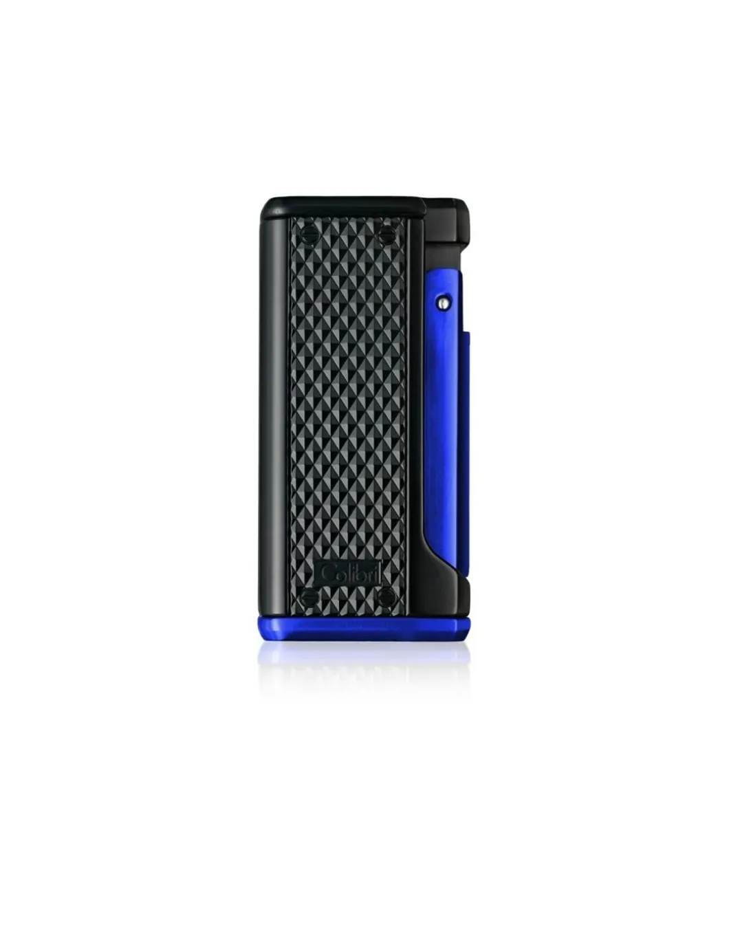Colibri of London - Accendino a Fiamma Rigida Monza 3 Blu Anodizzato - Coltelleria Lorenzi Milano