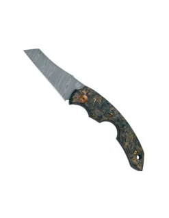 Coltello Chiudibile Damasco Fox Virtus Carbonio Taglia Sigari