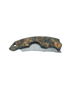 Coltello Chiudibile Damasco Fox Virtus Carbonio Taglia Sigari