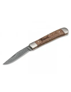 Coltello Chiudibile Trapper Asbach Uralt Damascus