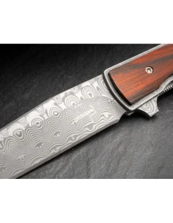 Coltello Chiudibile Urban Trapper Cocobolo Damascus