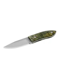 Coltello Lama Fissa AM 22 Radica Verde