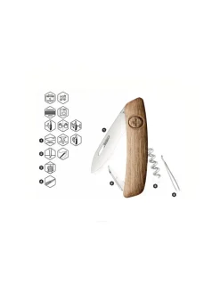 Coltello Multiuso SWIZA D01 Wood Walnut