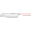 Coltello Santoku Alveolato Classic Wusthof  Pink Himalayan Salt