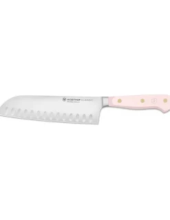 Coltello Santoku Alveolato Classic Wusthof  Pink Himalayan Salt