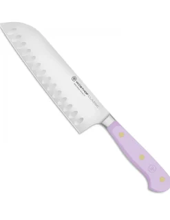 Coltello Santoku Alveolato Classic Wusthof Purple Yam