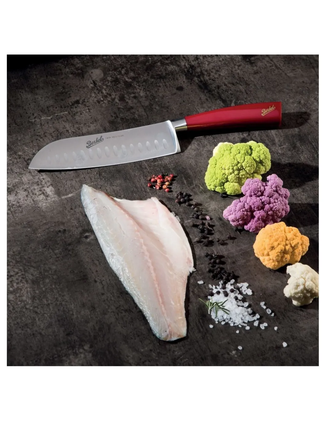 Coltello Santoku Alveolato 18 cm