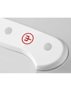 Coltello Santoku con lama concava Classic 14 cm Manico Bianco