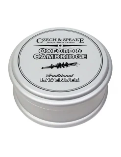 Czech & Speake - Sapone da Barba Oxford & Cambridge con ciotola in alluminio - Coltelleria Lorenzi Milano
