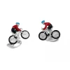 Deakin & Francis  - Gemelli Bici da Corsa Argento - Coltelleria Lorenzi Milano