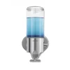 Dispenser shampoo e sapone da parete acciaio INOX