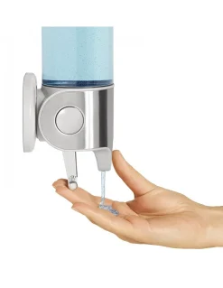 Dispenser shampoo e sapone da parete acciaio INOX