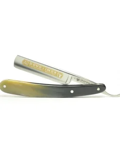 Dovo - Rasoio a Mano Libera Lama Inox Manico in Corno 5/8 - Coltelleria Lorenzi Milano