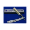 Dovo - Rasoio a mano libera Acciaio Inox 5/8 madreperla resina - Coltelleria Lorenzi Milano