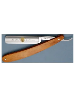 Dovo - Rasoio a mano libera  Carbonio 5/8 Manico in Legno 1215860 - Coltelleria Lorenzi Milano