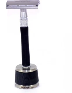 Feather Safety Razor Wood