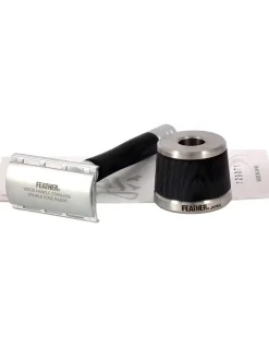 Feather Safety Razor Wood