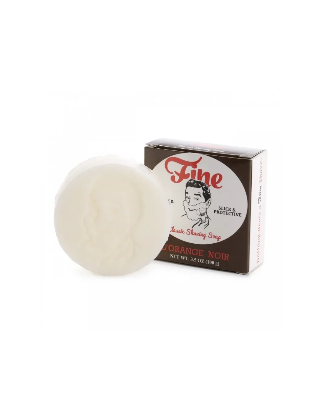 Fine - Sapone da Barba Orange Noir 100g - Coltelleria Lorenzi Milano