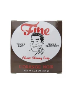 Fine  - Sapone da Barba Orange Noir 100g - Coltelleria Lorenzi Milano