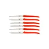 Forge de Laguiole - Set Coltelli da Bistecca Wilmotte Rossi 6 pz - Coltelleria Lorenzi Milano