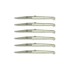 Forge de Laguiole - Set Coltelli da Bistecca manico Bianco Olivier Gagnere - Coltelleria Lorenzi Milano
