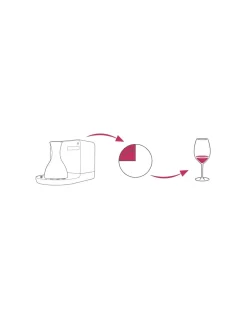 Isommelier Pro Decanter e Ossigenatore Rapido per Vino Nero