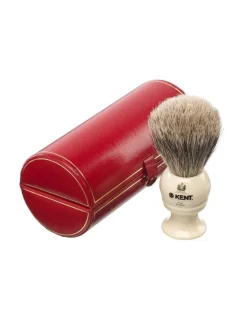 Kent  - Pennello da Barba in Puro Tasso Silver Tip BK4 - Coltelleria Lorenzi Milano