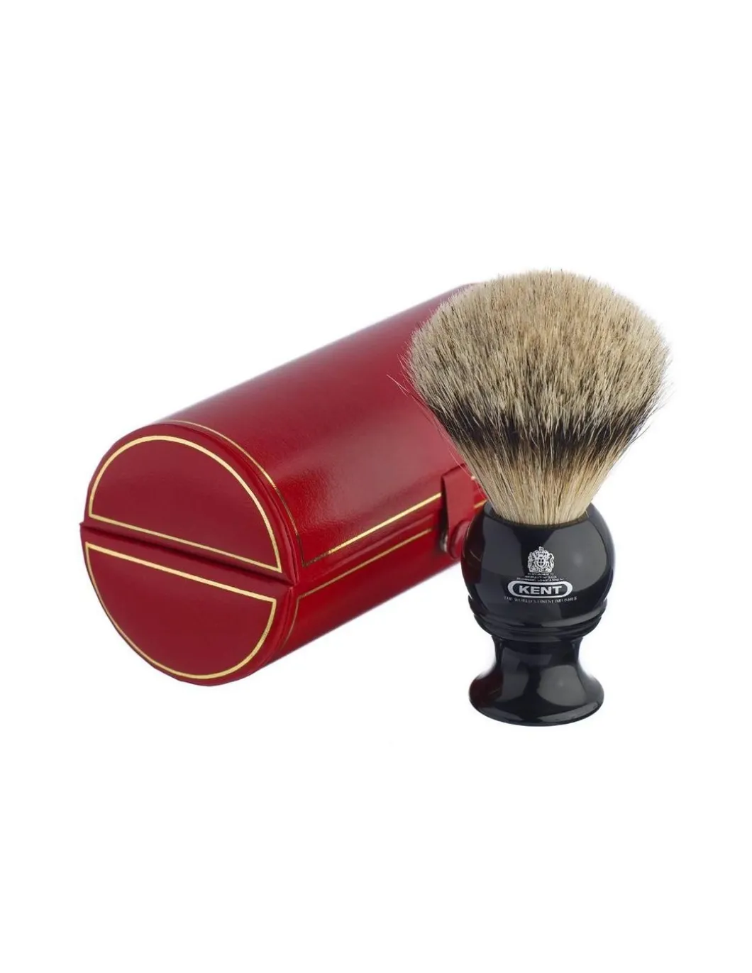 Kent - Pennello da Barba Silver Tip Blk8 - Coltelleria Lorenzi Milano
