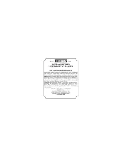 Kiehl's - Bath and Shower Liquid Body Cleanser Pour Homme 250 ml - Coltelleria Lorenzi Milano