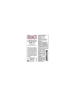Kiehl's - Lip Balm SPF 15 15ml - Coltelleria Lorenzi Milano