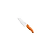 Kyocera - Santoku con lama in ceramica  da 14 cm Manico in Abs Arancione  FK 140 WH - Coltelleria Lorenzi Milano