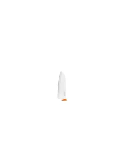 Kyocera - Santoku con lama in ceramica  da 14 cm Manico in Abs Arancione  FK 140 WH - Coltelleria Lorenzi Milano