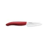 Kyocera - Spelucchino con lama in ceramica da 7.5 cm Manico in Abs Rosso FK 75 WH - Coltelleria Lorenzi Milano