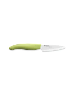 Kyocera - Spelucchino con lama in ceramica da 7.5 cm Manico in Abs Verde FK 75 WH - Coltelleria Lorenzi Milano