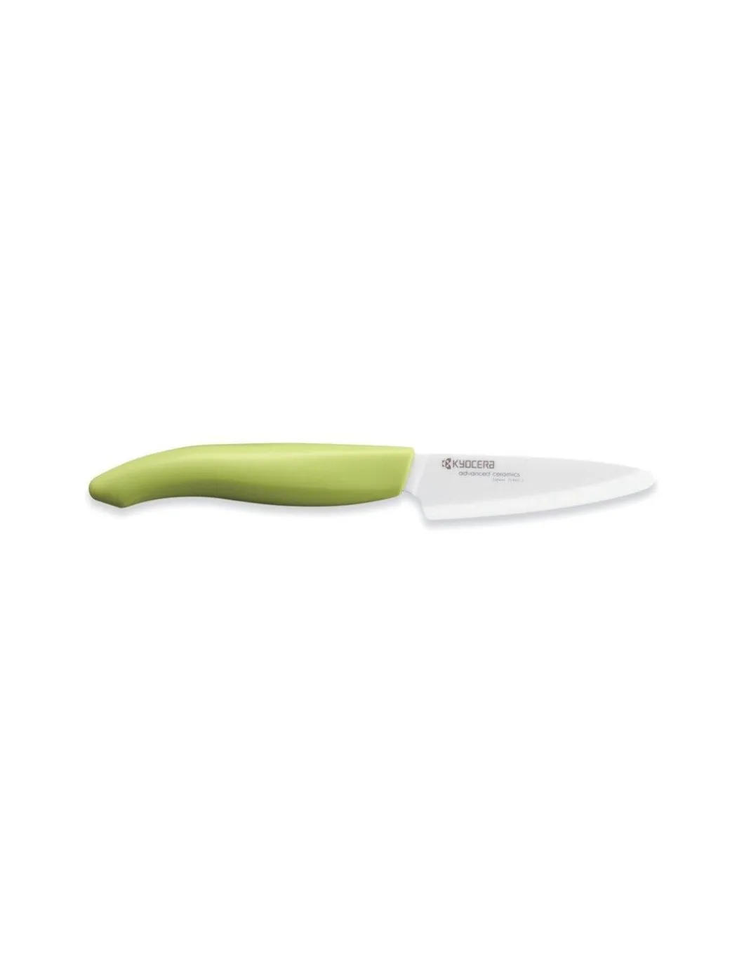 Kyocera - Spelucchino con lama in ceramica da 7.5 cm Manico in Abs Verde FK 75 WH - Coltelleria Lorenzi Milano