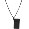 Lighter Necklace Accendino Testa di diamante Nero