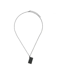Lighter Necklace Accendino Testa di diamante Nero
