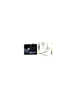 Lorenzi - Astuccio manicure nero con chiusura automatica - Coltelleria Lorenzi Milano