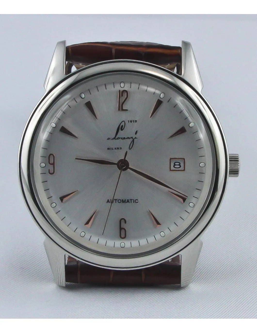 Lorenzi - Orologio da Polso Automatico Cinturino Marrone AT669 - Coltelleria Lorenzi Milano